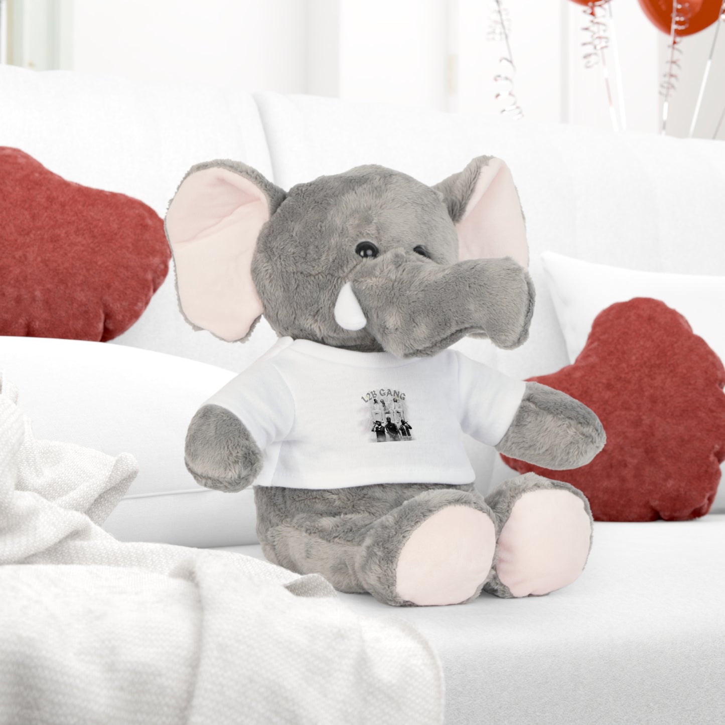 Peluche Personnalisable avec Photo – Ours, Lapin, Mouton ou Éléphant