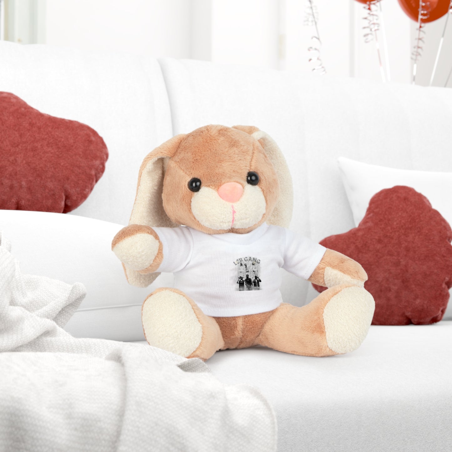Peluche Personnalisable avec Photo – Ours, Lapin, Mouton ou Éléphant